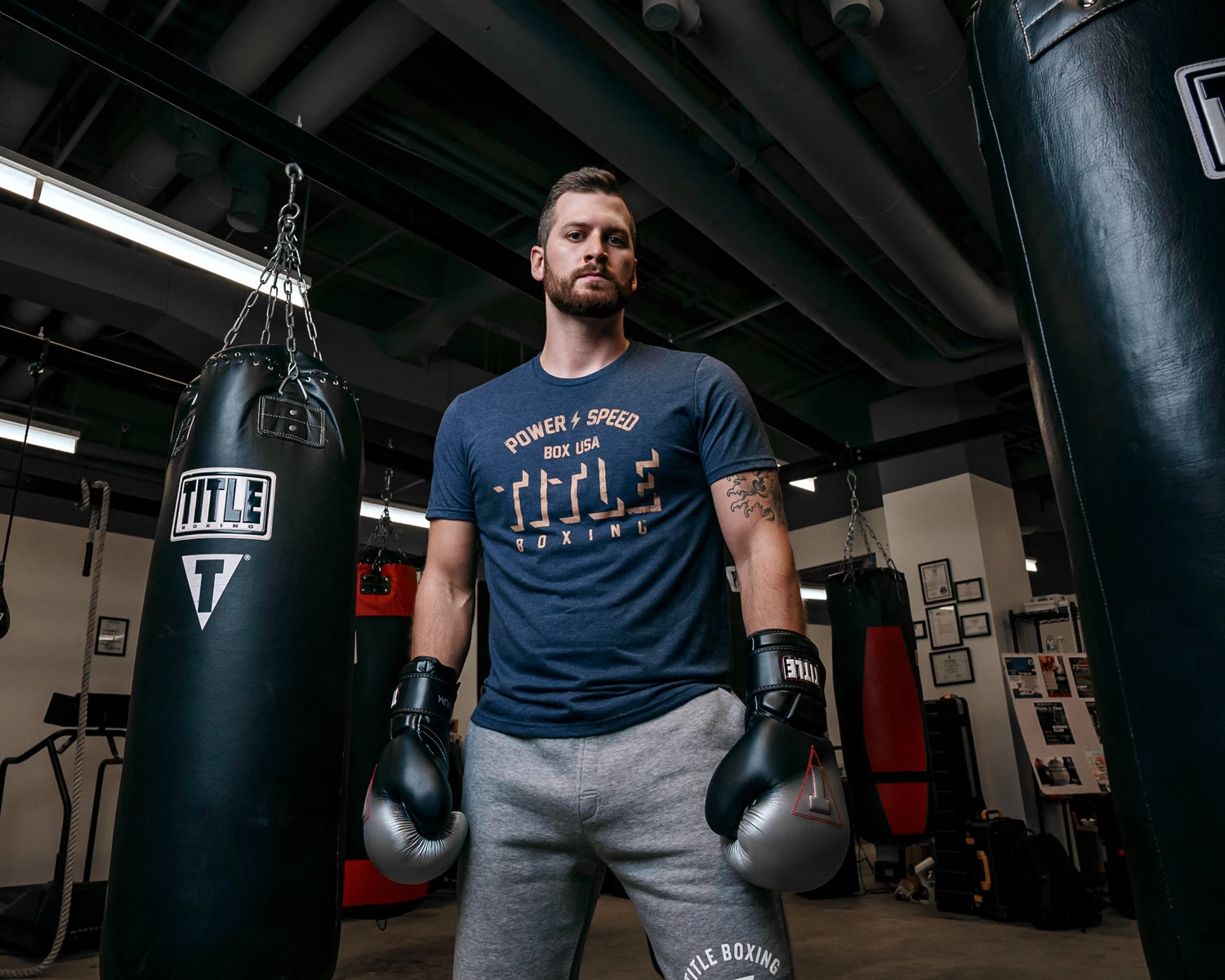 TITLE Boxing Power And Speed Tee 5 TITLE Boxing Power And Speed Tee - Image 5