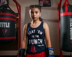 TITLE Boxing Beat Em To The Punch Women's Tank -Boxing Shop TBWTS204NV 2