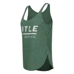 TITLE Boxing Women's Striped Wordmark Cropped Tank 18 TITLE Boxing Women's Striped Wordmark Cropped Tank -Boxing Shop TBWTS216 GN 3