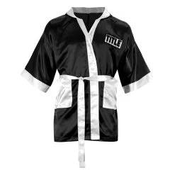 TITLE Boxing Pro Fingertip Robe 2.0 -Boxing Shop TSRF2 BK WH 1