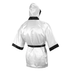 TITLE Boxing Fingertip Robe -Boxing Shop TSRF2 WH BK 3