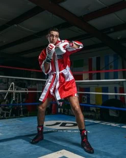 TITLE Boxing Fingertip Robe -Boxing Shop TSRF2RDWH 2