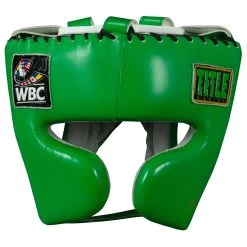 WBC By TITLE Boxing Sparring Headgear -Boxing Shop WBCHG GN 2