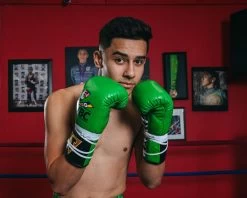 WBC By TITLE Boxing Pro Fight Leather Gloves -Boxing Shop WBCPFGGRBK 2