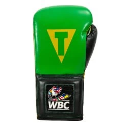WBC By TITLE Boxing Sparring Gloves -Boxing Shop WBCSG GN BK 03
