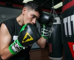 WBC By TITLE Boxing Sparring Gloves -Boxing Shop WBCSGBKGNGD 1
