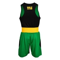 WBC By TITLE Boxing Amateur Competition Outfit -Boxing Shop WBCTABS GN BK 2