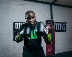 WBC By TITLE Boxing Training Gloves -Boxing Shop WBCTGBKGN 2