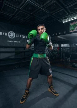 WBC By TITLE Boxing Sweat Shorts -Boxing Shop WBCTTSBKGR 1