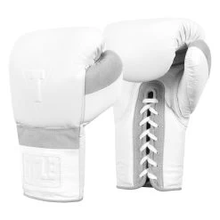 TITLE White Boxing Lace Sparring Gloves 2.0 -Boxing Shop WHSG2 2