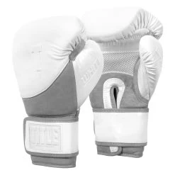TITLE White Boxing Training/Sparring Gloves 8 TITLE White Boxing Training/Sparring Gloves -Boxing Shop WHWTSG 2