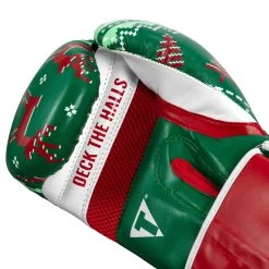TITLE Boxing Limited Edition Deck The Halls Bag Gloves -Boxing Shop XMASBG GN 5
