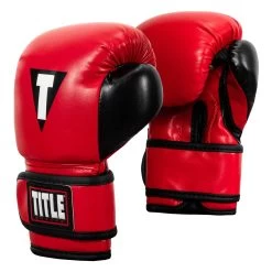 TITLE Boxing Youth Bag Gloves -Boxing Shop YTBBG RD BK 02