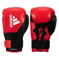 Adidas Hybrid 250 Training Gloves -Boxing Shop adih250tg rd bk 1 1