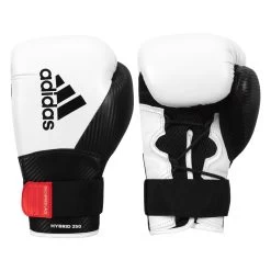 Adidas Hybrid 250 Training Gloves -Boxing Shop adih250tg wh bk 1 1
