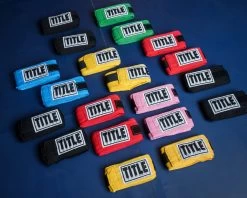 TITLE Boxing Advanced Semi-Elastic 110” Assorted Hand Wraps (10 Pair) -Boxing Shop asahw10 2 1