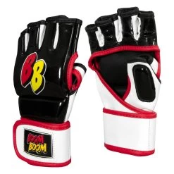 BOOM BOOM Boxing Bomber Youth MMA Gloves 12 BOOM BOOM Boxing Bomber Youth MMA Gloves -Boxing Shop bbmmgy bk wh rd 02