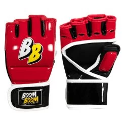 BOOM BOOM Boxing Bomber Youth MMA Gloves 15 BOOM BOOM Boxing Bomber Youth MMA Gloves -Boxing Shop bbmmgy rd bk wh 01