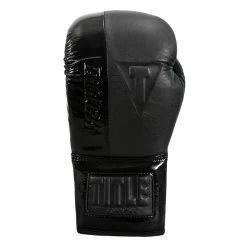 TITLE Black Blast Lace Training Gloves -Boxing Shop bkbstgl 03