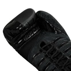 TITLE Black Blast Lace Training Gloves -Boxing Shop bkbstgl 05