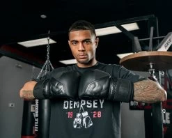 TITLE Black Phantom Bag Gloves -Boxing Shop bkpbg bk 1