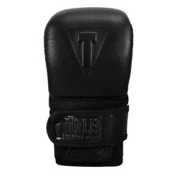 TITLE Black Old School Leather Pro Bag Gloves 10 TITLE Black Old School Leather Pro Bag Gloves -Boxing Shop bktbg 003