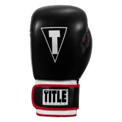 TITLE Boxing Leather Big League Bag Gloves -Boxing Shop blbg2 bk rd 03