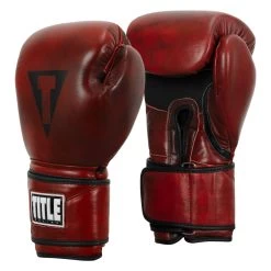 TITLE Boxing Blood Red Leather Bag Gloves -Boxing Shop brbg rd 002 1 4