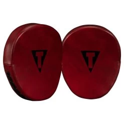 TITLE Boxing Blood Red Leather Punch Mitts 9 TITLE Boxing Blood Red Leather Punch Mitts -Boxing Shop brmmpm rd 2