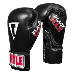 TITLE Classic Black Max Boxing Gloves 12 TITLE Classic Black Max Boxing Gloves -Boxing Shop cbmbg2 02