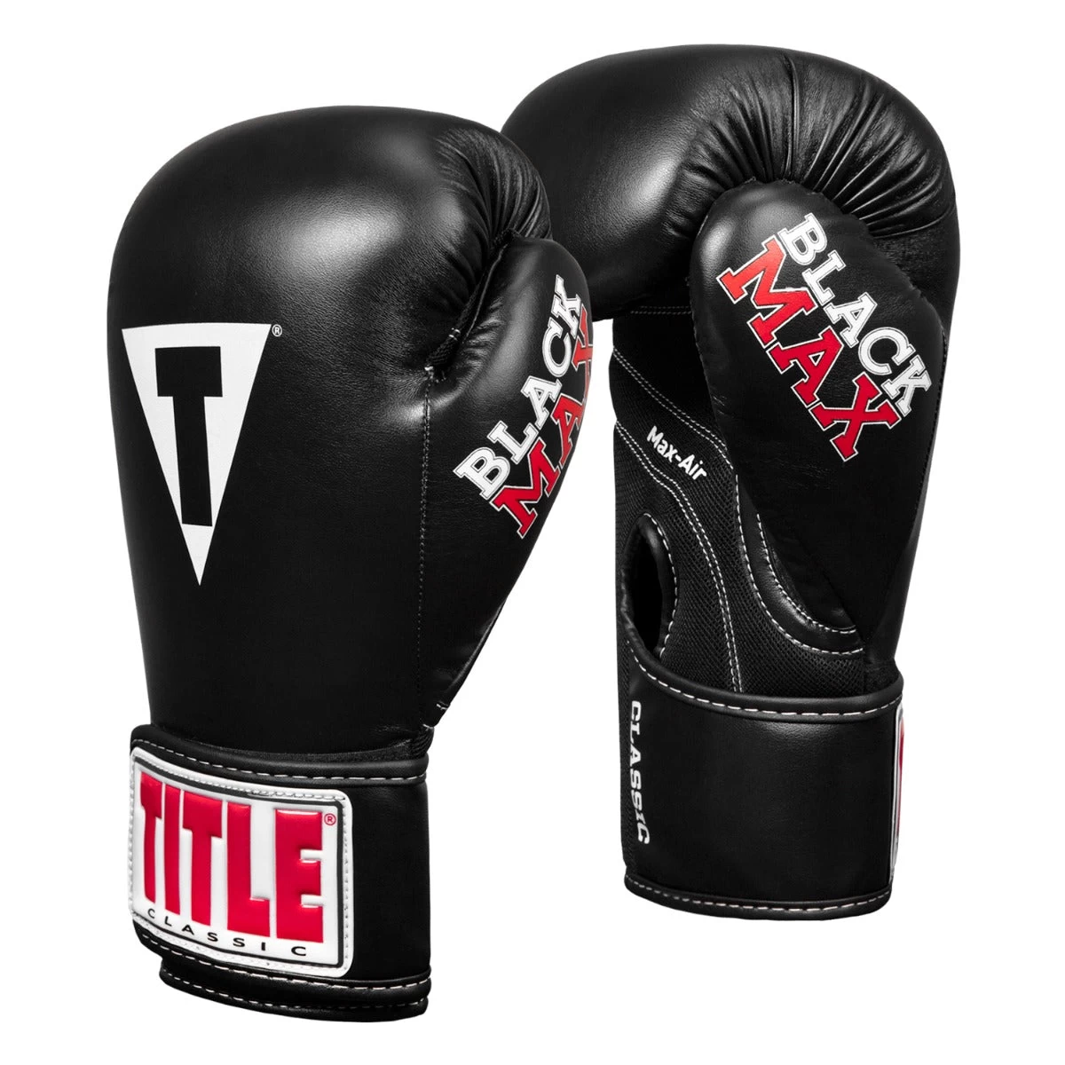 TITLE Classic Black Max Boxing Gloves 3 TITLE Classic Black Max Boxing Gloves - Image 3