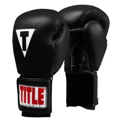 TITLE Classic Leather Elastic Training Gloves 2.0 -Boxing Shop ctsgv2 bk 02