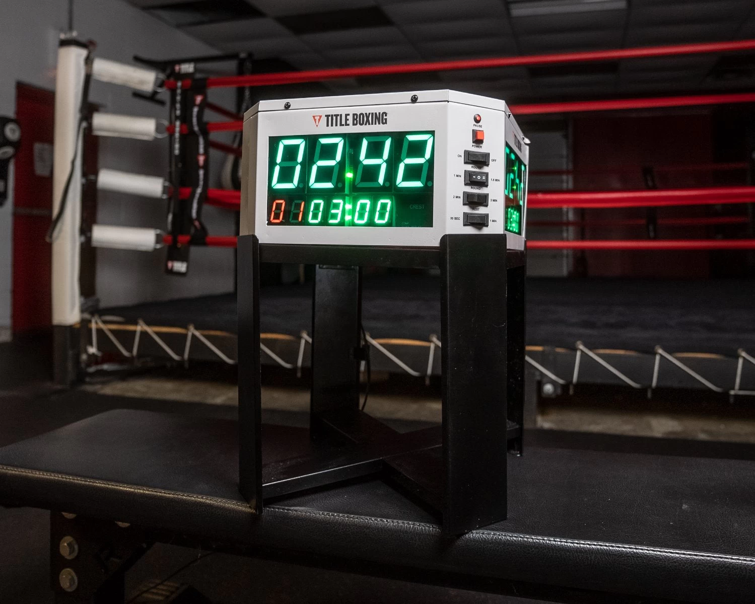 TITLE Boxing Four-Sided Digital Timekeeper 2 TITLE Boxing Four-Sided Digital Timekeeper - Image 2