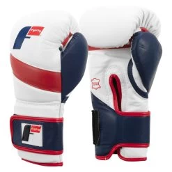 Fighting Dual Strap Training Gloves 2.0 -Boxing Shop fdstg2 wh rd bl 02