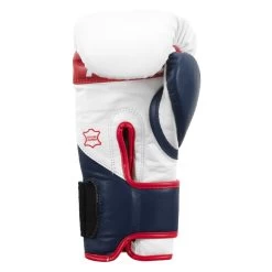 Fighting Dual Strap Training Gloves 2.0 -Boxing Shop fdstg2 wh rd bl 04
