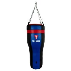 TITLE Boxing Fiber Flex Angle Heavy Bag
