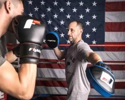 Fighting Freedom Leather Focus Mitts 22 Fighting Freedom Leather Focus Mitts -Boxing Shop flfm2 bk