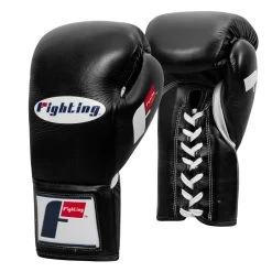 Fighting Fearless Certified Pro Fight Gloves II -Boxing Shop fspfg2 bk 02