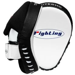 Fighting Tri-Tech Curved Mitts -Boxing Shop fsppm wh bk 3 2