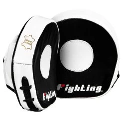 Fighting Tri-Tech Micro Mitts -Boxing Shop fstmm bk wh 3