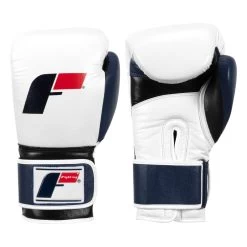 Fighting Force Leather Bag Gloves -Boxing Shop ftgfbg wh bl bk 1 1