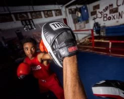 TITLE Boxing Gel Blockade Punch Mitts -Boxing Shop gcpmc2 bk rd wh 1 2 1 1