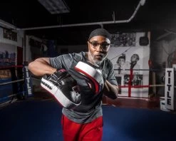 TITLE Boxing Gel Blockade Punch Mitts -Boxing Shop gcpmc2 bk rd wh 1 6 1 1