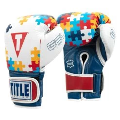 TITLE Boxing Gel World V2T Limited Edition Autism Awareness Bag Gloves 10 TITLE Boxing Gel World V2T Limited Edition Autism Awareness Bag Gloves -Boxing Shop gtwbgle2 2 1