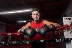 TITLE Boxing Gel Victor Sparring Gloves -Boxing Shop gvsg bk wh rd 1