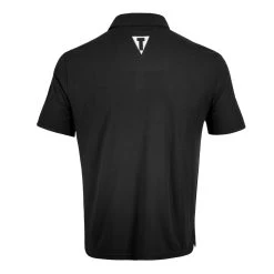TITLE Boxing Poly Checker Polo -Boxing Shop kta28 bk 2 1