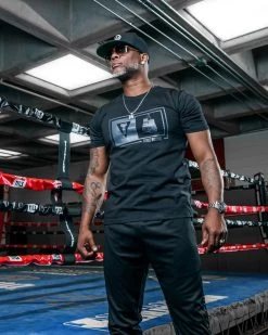 TITLE Boxing Dual-Frame Logo Tee -Boxing Shop lta6 bk 1 1