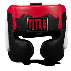 TITLE Boxing Gel Lava Leather Series Headgear -Boxing Shop mlvlhg bk wh rd 2 1