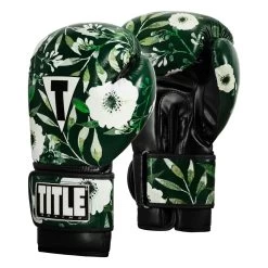 TITLE Boxing Floral Bag Gloves 10 TITLE Boxing Floral Bag Gloves -Boxing Shop oaflbg gn bk 2 1