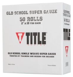 TITLE Boxing Old School Super Gauze (50 Rolls)